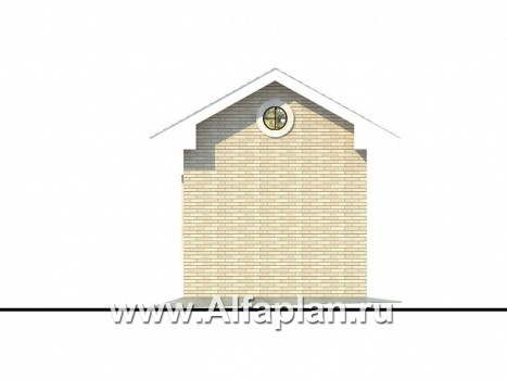 Проекты домов Альфаплан - Генераторная - превью фасада №4